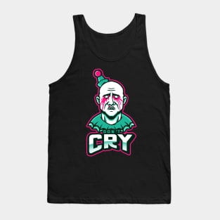 Horror graphic ‘don’t cry’ Tank Top